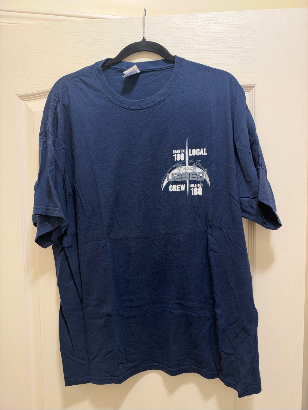Vintage Local Crew Navy Short Sleeve Graphic Tee